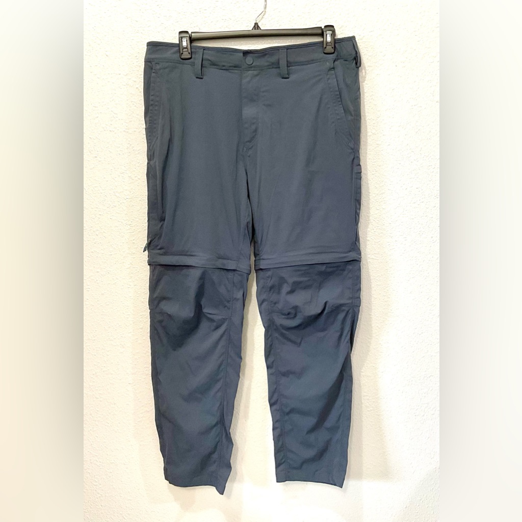 Coolibar Upf 50+ Pants 38x32 Convertible Fishing Obsidian Sunteci Style 10607